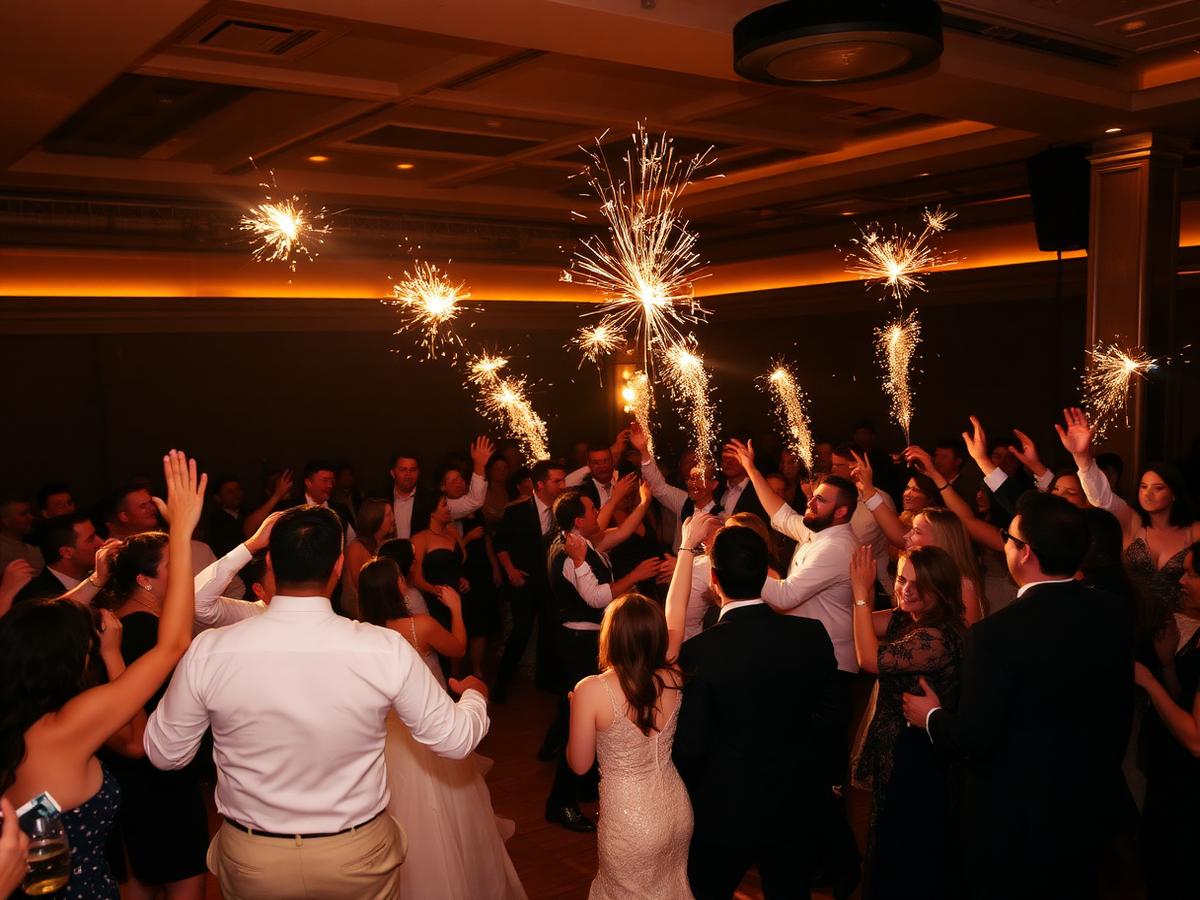 Tanzfläche bei Hochzeit